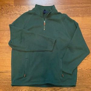 Vineyard Vines green 1/4 zip pullover